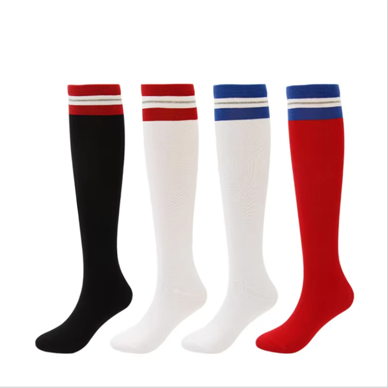 Primary-and-Secondary-School-Students-Football-Socks-Striped-Childrens-Performance-and-School-Uniform-High-Stockings-Socks-Men