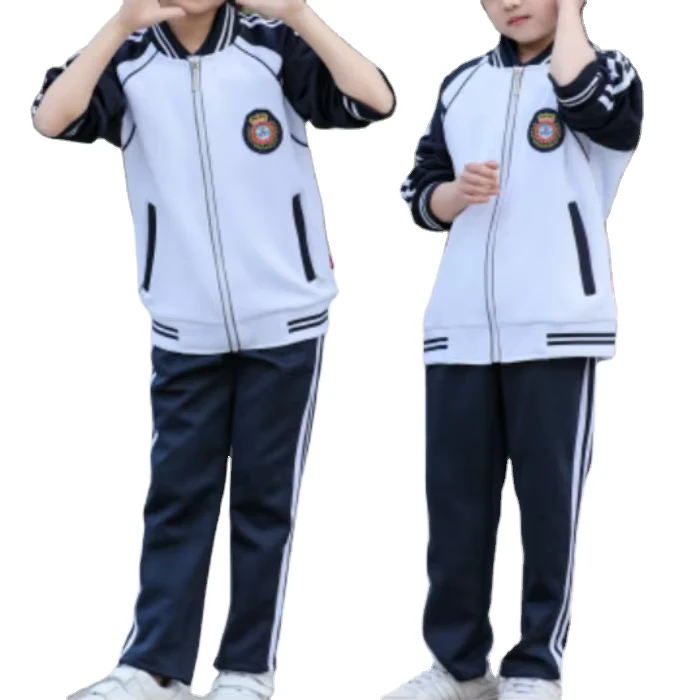 Primary-and-Secondary-School-Students-School-Uniform-Blue-and-White-Spring-and-Autumn-Suit-Junior-High-School