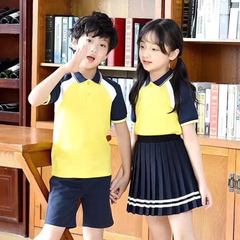 Primary-and-Secondary-School-Uniforms-Summer-Unisex-Sportswear-Primary-School-Uniforms-Customized-Childrens-Set