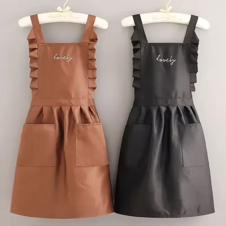 Princess-Style-Apron-Waterproof-Floral-Restaurant-Barista-Work-Uniform-Apron-Suitable-for-Restaurants-Hotels-Gardening