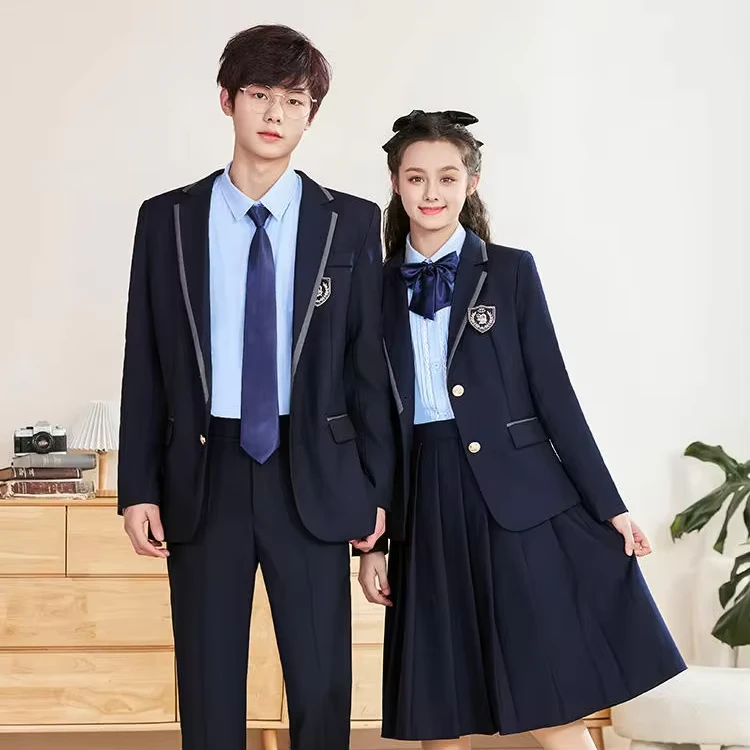 Professional-Kindergarten-Teacher-Work-Clothes-Suit-JK-Uniform-Korean-Student-School-Uniform-Long-Skirt-Suit