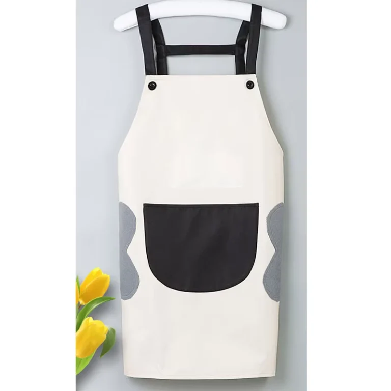 Promotion-Product-Bar-Kitchen-Apron-With-Logos-Pockets-Waist-Aprons-for-Uniform-Waitress-Serving-Cooking-Waterproof-Apron
