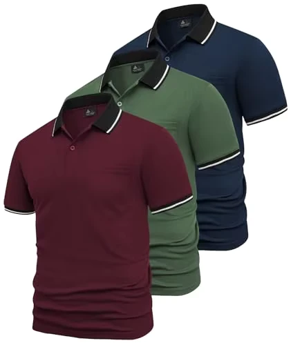 Quick-Dry-Sport-School-Cotton-Polyester-Deodorization-Uniforms-Breathable-Mens-Tennis-Plain-Polo-Shirts