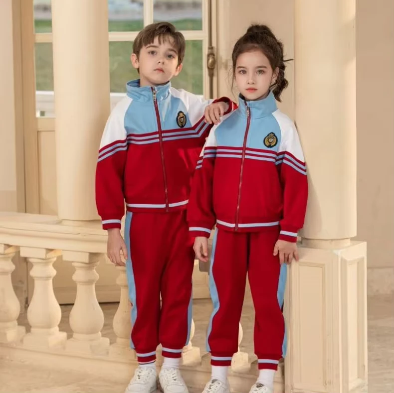 RG-Anti-pilling-Fabric-the-Most-Beautiful-Unisex-Tracksuits-Sports-Top-and-Pants-Set-Primary-School-Uniform-Designs