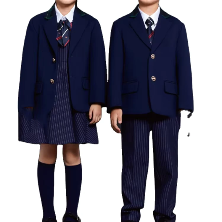 RG-Customized-logo-Unisex-Kids-Winter-School-Uniforms-blazer-1