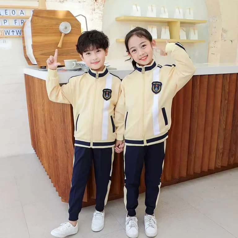RG-Design-Your-Own-Boys-and-Girls-4-Pieces-Sets-School-Uniform-Tracksuit