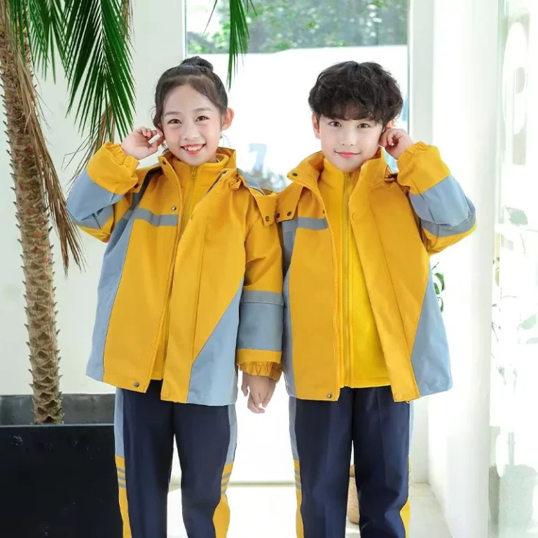 RG-Windproof-Custom-Logo-Kids-3-Pieces-Set-Boys-Girls-Sport-Uniform-for-School