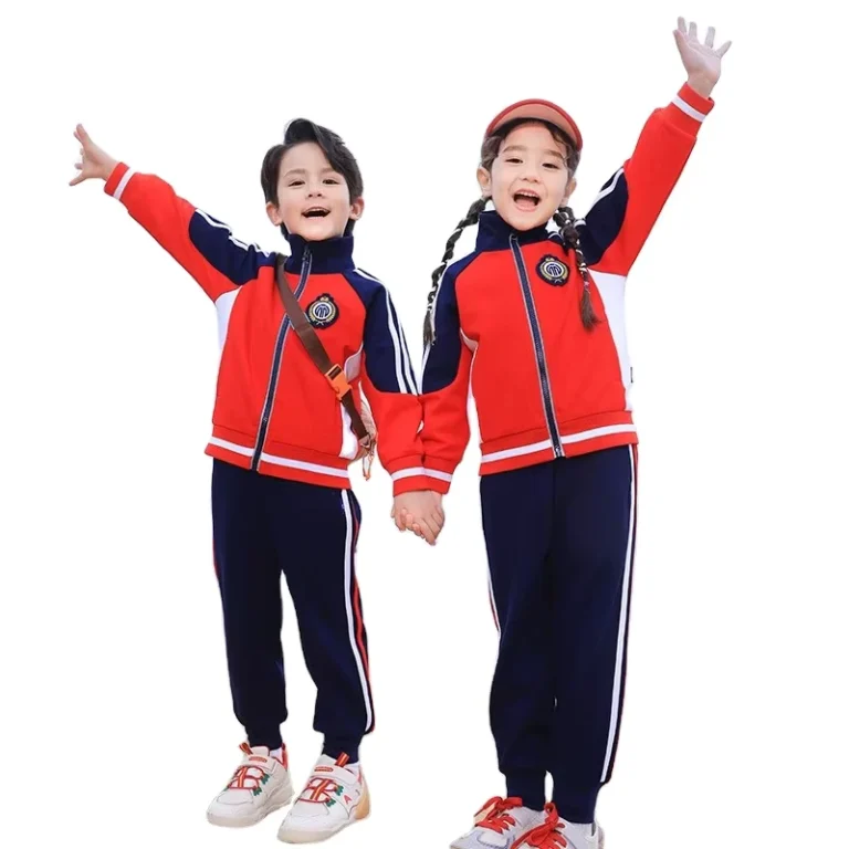Red-School-Uniform-Design-Jogging-Set-for-Kids-Tracksuits-for-Primary-School-Unisex-Sport-Kids-Sportswear-for-School-Student