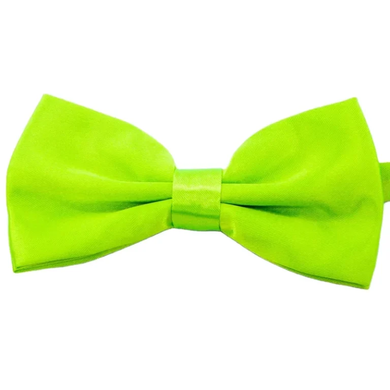 RunLin-Custom-100-Polyester-Solid-Green-Bow-Tie-School-Uniform-Handmade-Business-Formal