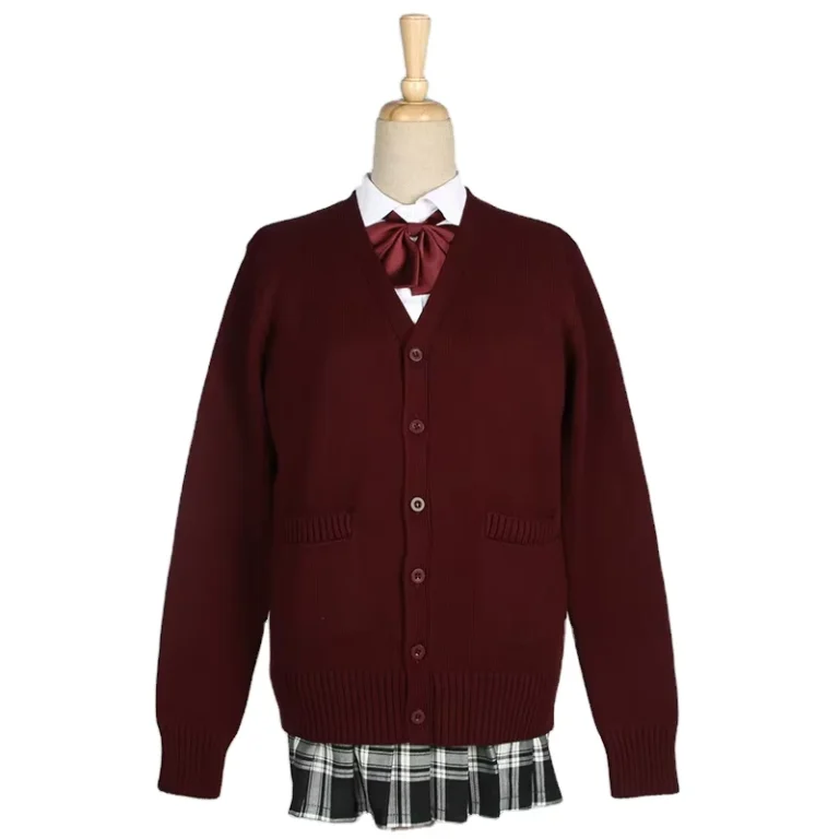 Sale-Factory-Customized-Embroidery-Logo-School-Cardigan-Sweater-Uniforms-1