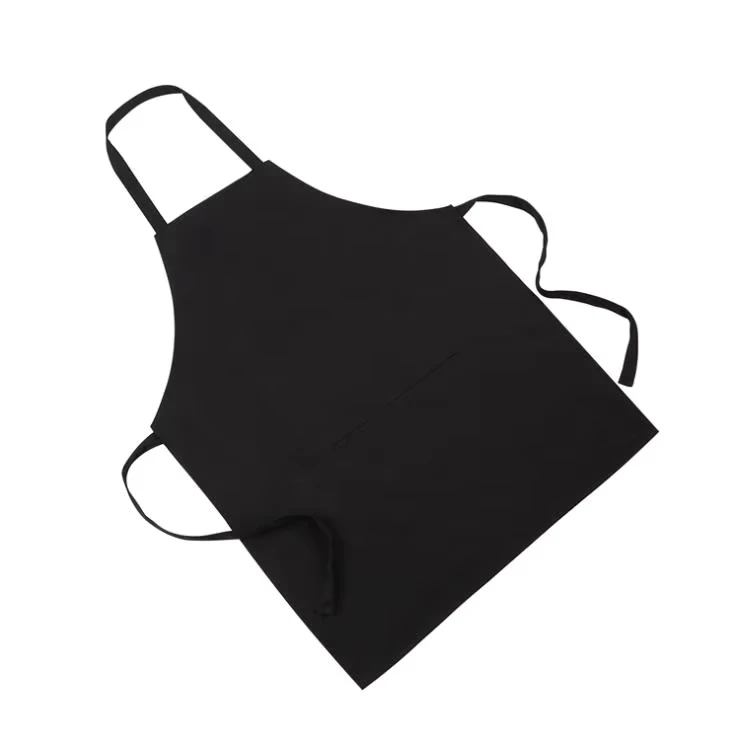 Sanitary-Use-Sleeveless-100-Cotton-Adjustable-Waist-Apron-with-Pocket-Customized-Color-Logo-for-Kitchen-Cooking