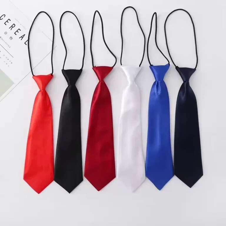 School-Formal-Kids-Ties-in-Solid-Color-Polyester-Satin-Gift-Box