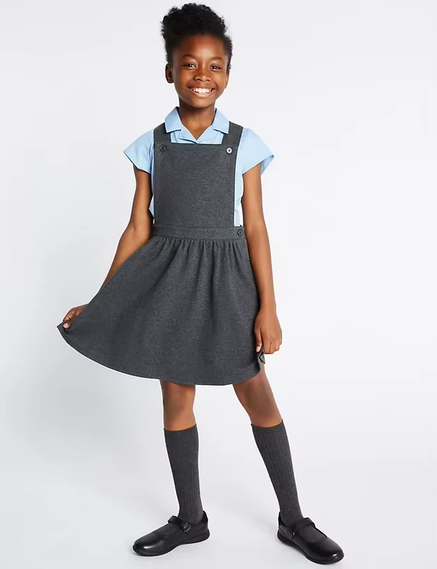 School-Girl-Uniform-School-Girl-Dress-Uniform-Girls-Crease-Resistant-School-Pinafores