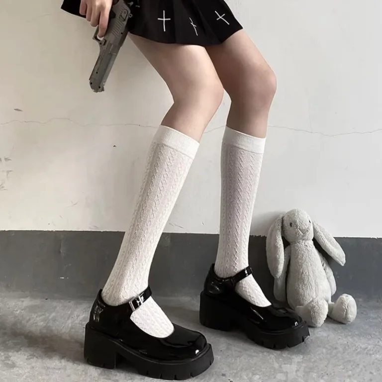 School-Girls-Jk-Uniform-White-Socks-Lady-Lolita-Socks-Korean-Style-Fashion-Lace-Lolita-Loli-Socks