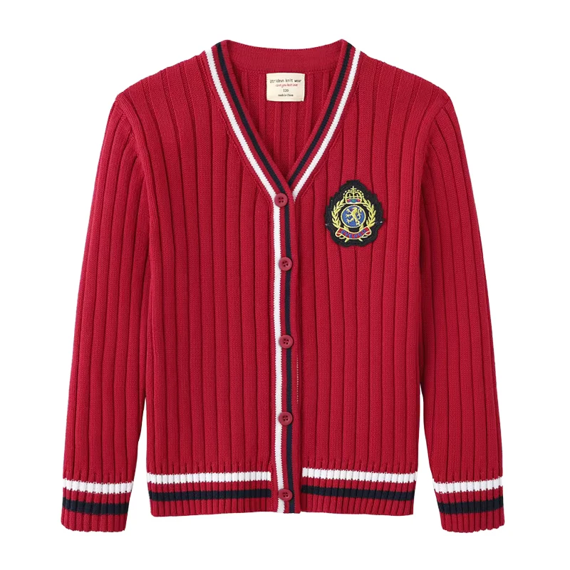 School-Knitted-Cardigan-Coat-for-Big-Children-College-Students-Stylish-Sweater-Set-for-Students-College-Students