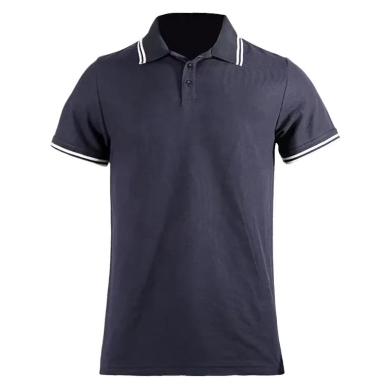 School-Leaver-Cotton-Polo-T-Shirt-Breathable-Knitted-Uniforms-with-Custom-Logo-Embroidery-Black-Color