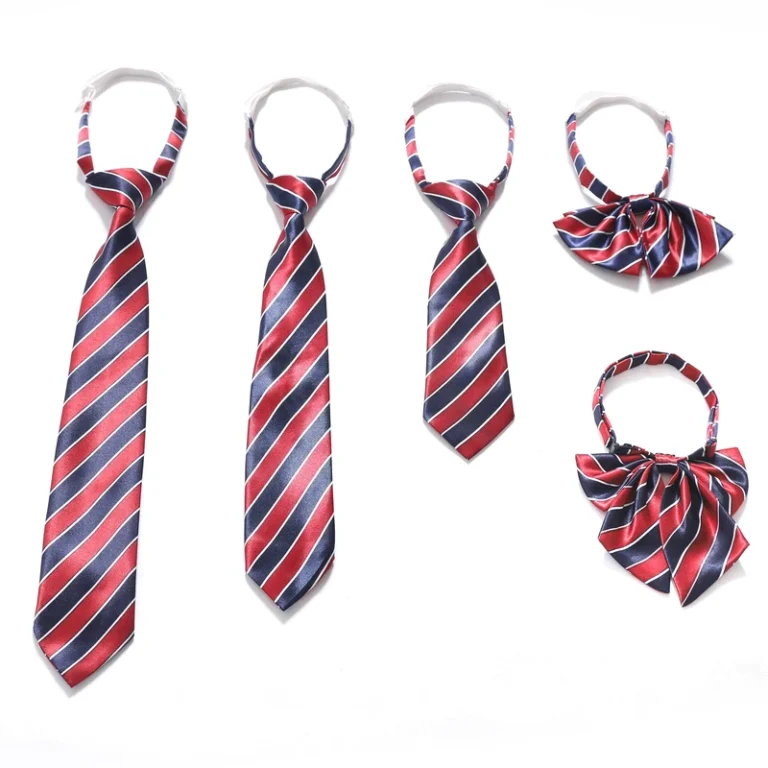 School-Student-Easy-Zipper-Uniform-Girls-Boys-Tie