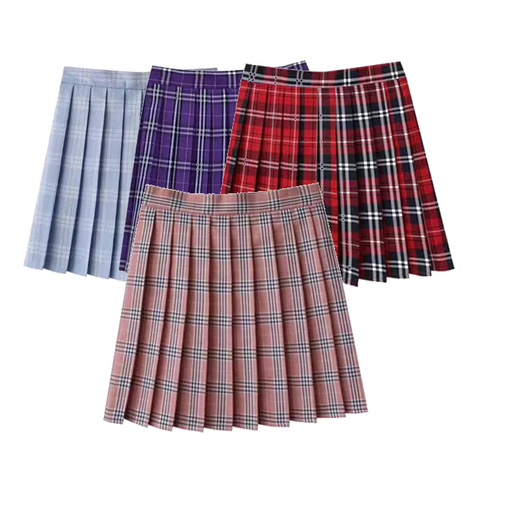 School-Students-Girl-Pleated-Skirt