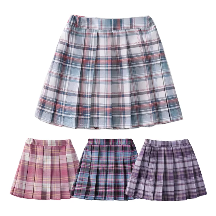 School-Uniform-Check-Skirt-New-Style-School-Uniform-for-Girl-Skirt-Tartan-School-Uniform-Skirts