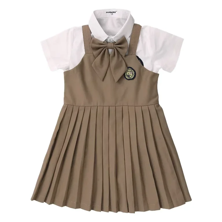 School-Uniform-Girls-Tunic-International-School-Uniform-Tunics-Clothes-Pinafore-Gingham-Dress-School-Uniform