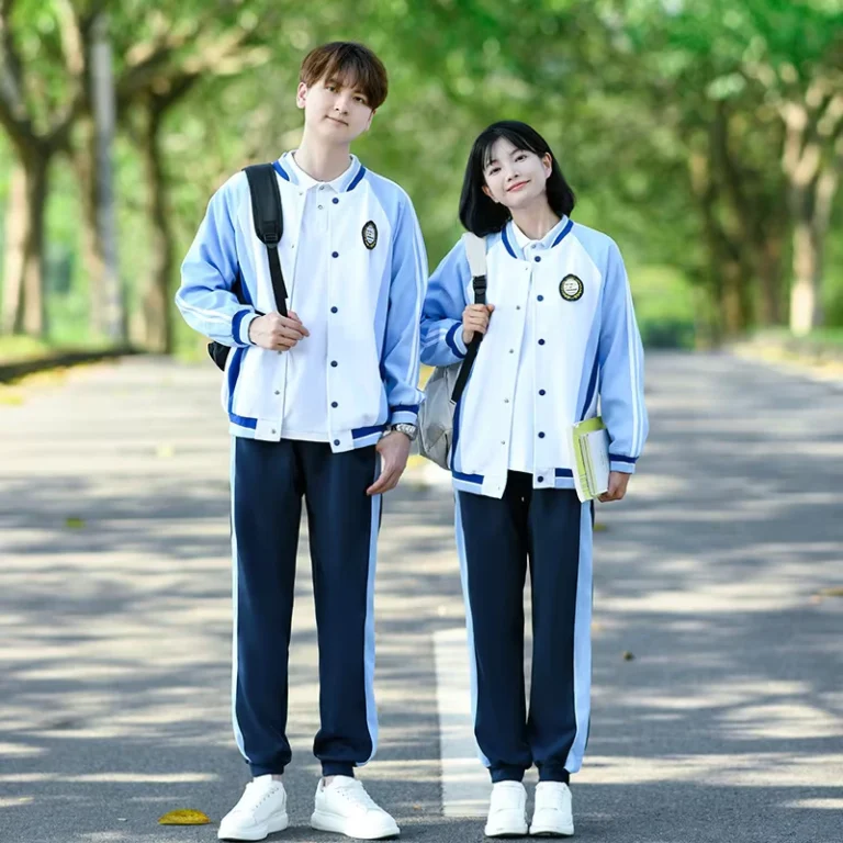 School-Uniform-Set-College-Style-Junior-High-School-Students-Autumn-Sportswear-Baseball-Uniform-Three-piece-Polyester-Unisex