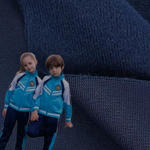 School-Uniform-T-shirt-Sportswear-Knitted-Velvet-Interlock-Plain-100Polyester-Tracksuit-Sports-Jersey-Fabric