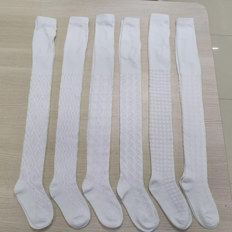 School-Uniform-Tights-White-Color-Polyester-and-Spandex-Tights-Leggings-Mesh-Breathe-Summer-Tights