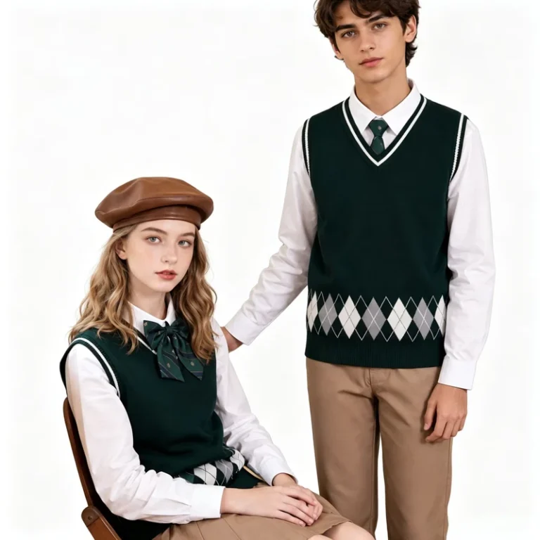 School-Uniforms-Beautiful-Kids-Navy-Blue-European-School-Uniform-Vest