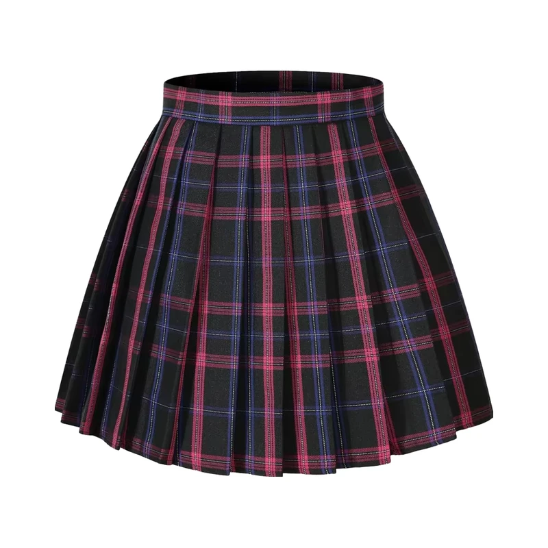 School-Uniforms-High-Waisted-Pleated-Skirt-School-Uniform-Girl-Custom-School-Uniform