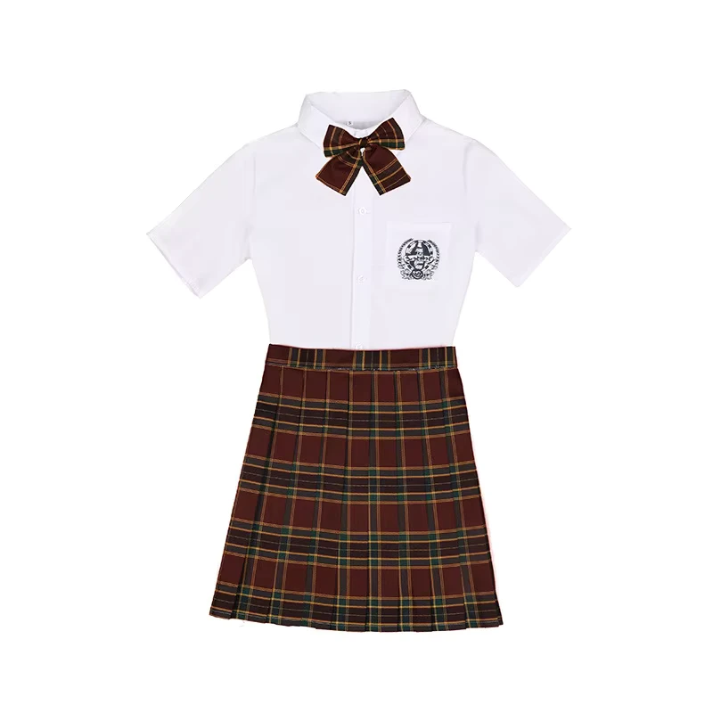 School-Uniforms-Manufacturers-Customized-Logo-Japanese-Korean-Pleated-Girl-School-Uniform-Dress