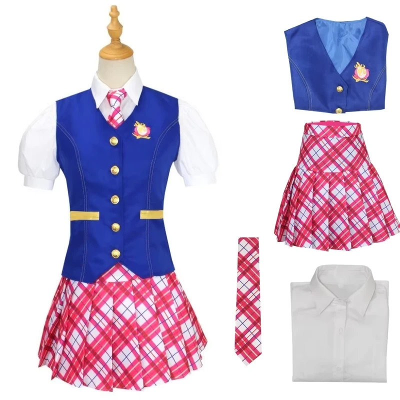 Sexy-Hallowmas-Girls-Striped-Costume-Princess-College-Plaid-School-Uniform-Dress-Cosplay-Stage-Performance-School-Dress-Uniform