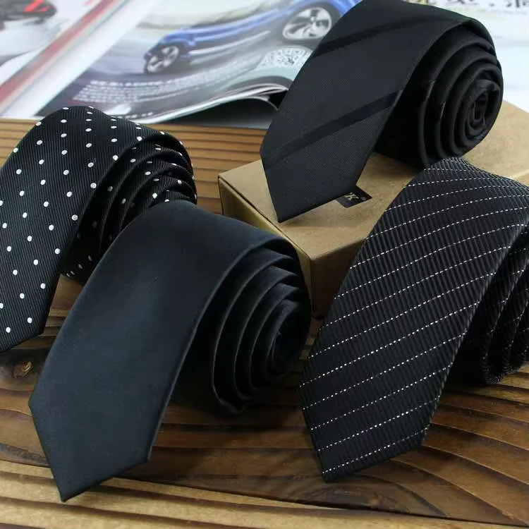 Shengzhou-Supplier-Custom-Design-Mens-Neckties-Various-Design-100-Silk-Classical-Black-Neck-Ties-For-Men
