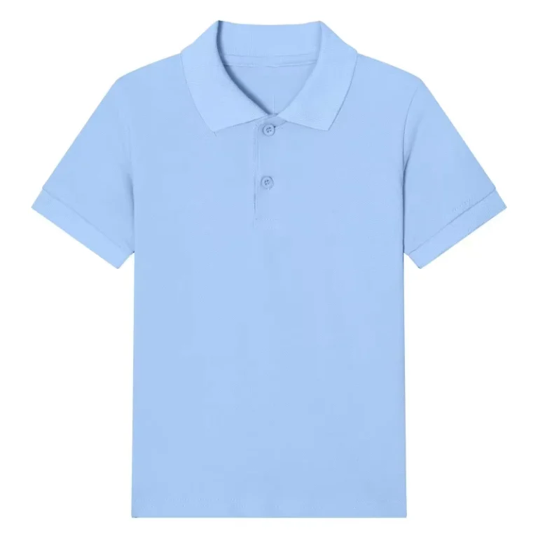 Short-Sleeve-Childrens-Polo-Shirt-Boys-and-Girls-Summer-Cotton-Collar-School-Uniform-T-shirt