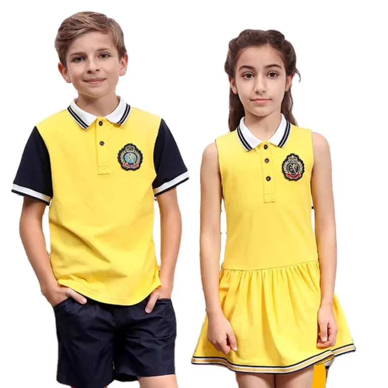 Short-Sleeve-Sport-Wear-School-Uniform