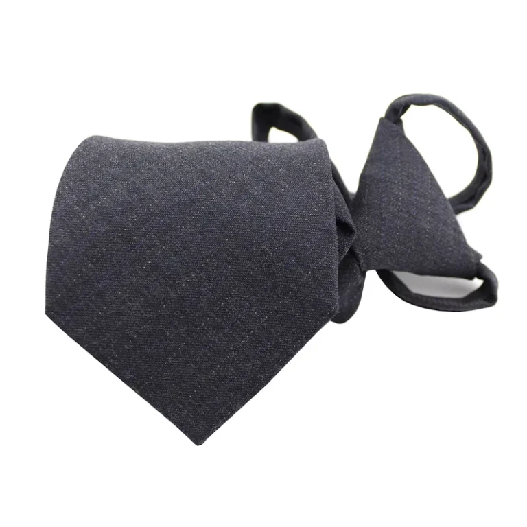 Simplify-Microfiber-Polyester-Woven-Blue-Yellow-Dots-Pre-tied-Mens-Zipper-Ties-Neckties-for-Men