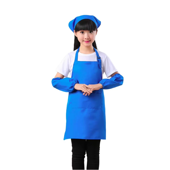 Sleeveless-Bib-Kitchen-Aprons-Business-Advertising-Promotional-Gift-Cotton-Washable-Chef-Gardening-Custom-Kids-Apron-Set