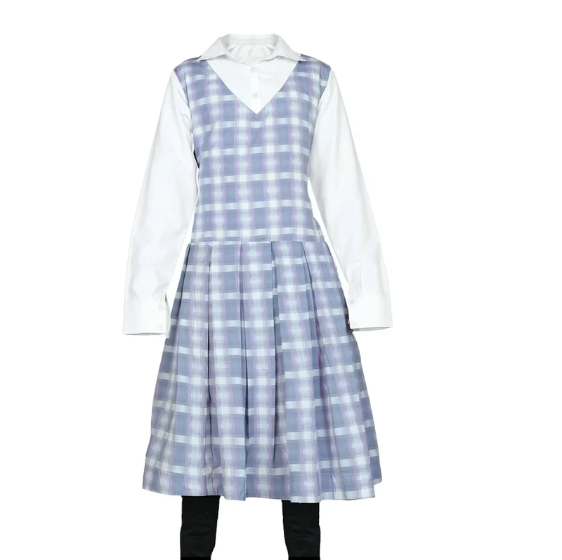 Sleeveless-School-Uniform-Tunic-Custom-Girls-Plaid-Dress-Jumper