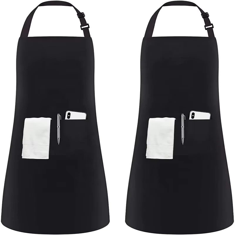 Small-MOQ-Polyester-Sleeveless-Bib-Apron-with-Waist-Length-Design-for-Barber-and-Restaurant-Use-Unisex-Adult-Apron