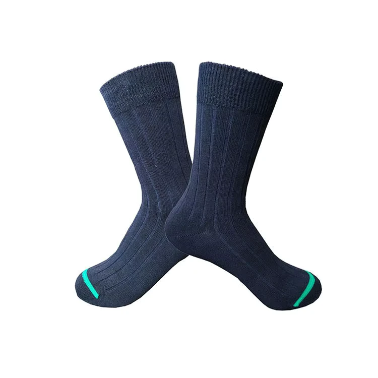 Soft-Double-Cylinder-Rib-Seamless-Knitted-Sport-School-Socks-for-Boys-Girls-Black-Crew-Uniform-for-Students-in-Spring-Season