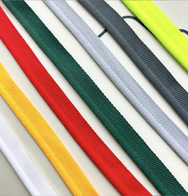 Solid-Color-1-cm-Width-Knitted-Webbing-Neckband-Elastic-Edge-Wrapping-Strips-for-School-Uniform-Sports-Pants-Striped-for-Bags