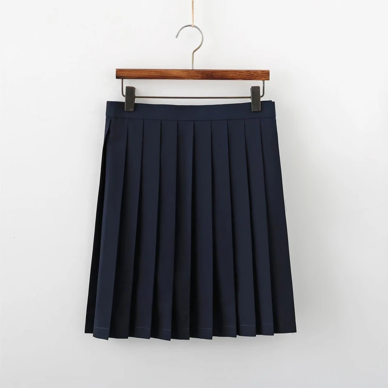 Solid-Color-Uniform-Skirt-Short-Pleated-School-Uniform-Skirt-Custom-School-Uniform