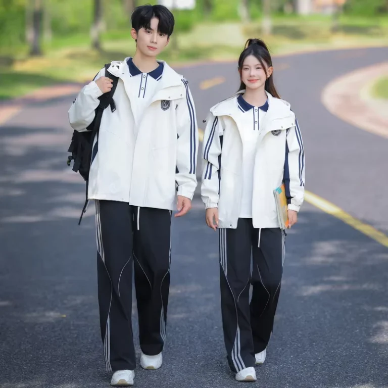 Sports-Meet-Class-Uniform-Set-Junior-High-School-New-Trendy-Windbreaker-Jacket-Middle-School-Three-piece-Set-Unisex