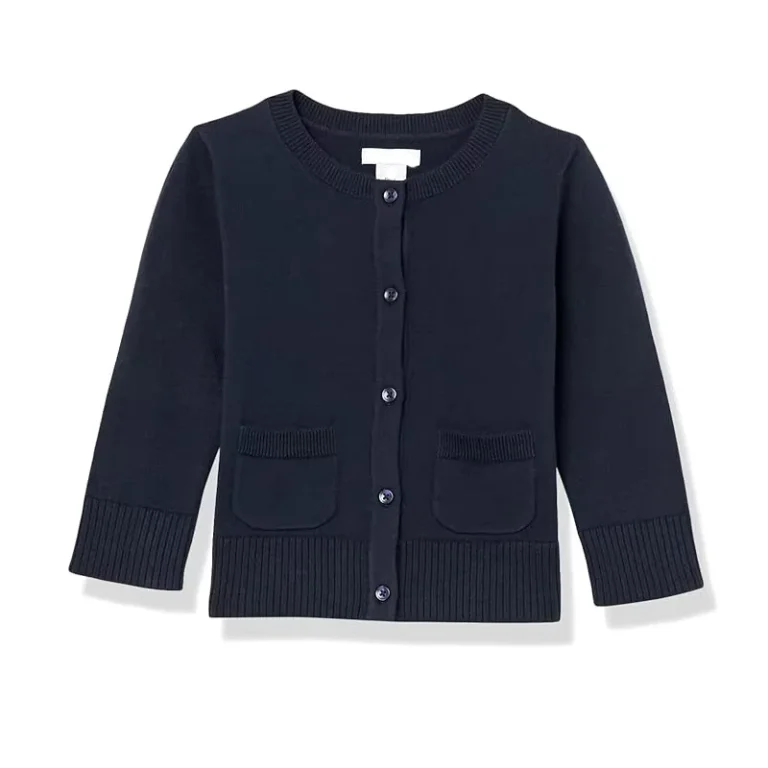 Spring-Autumn-Girls-Knit-Cardigan-Long-Sleeve-School-Uniform-Sweater-for-Older-Kids