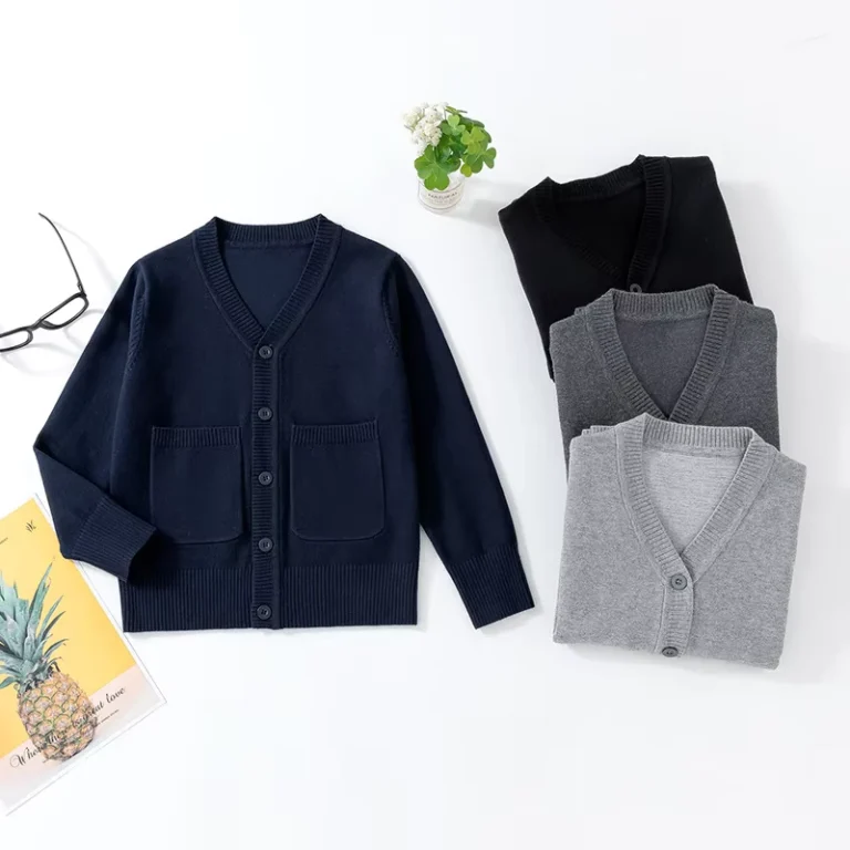 Spring-Autumn-Kids-Clothes-Solid-Color-Cotton-Knitted-Button-Cardigan-Sweaters-for-Teenagers