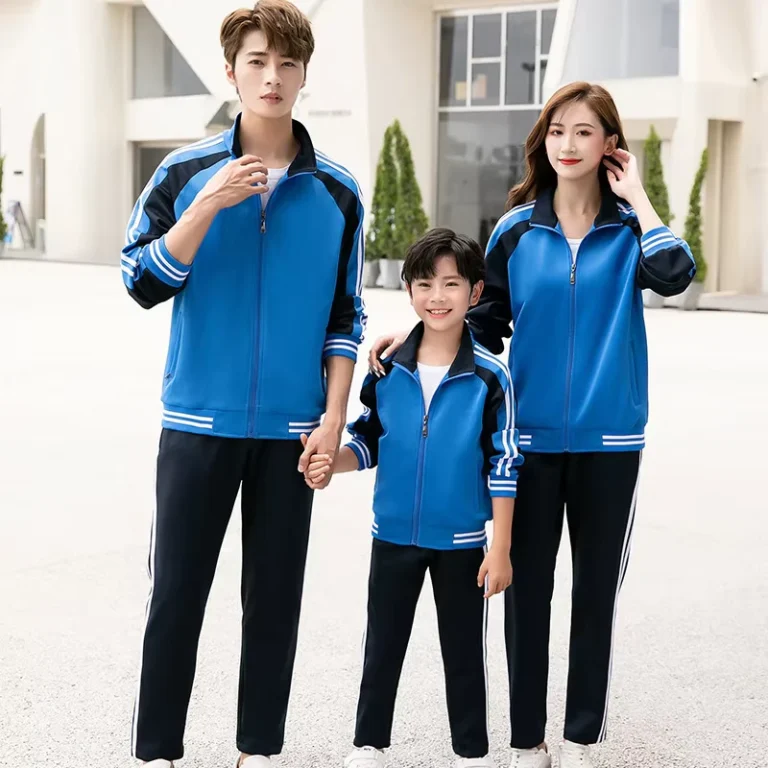 Spring-Autumn-Long-Sleeved-Sportswear-School-Students-Clothes-School-Uniforms