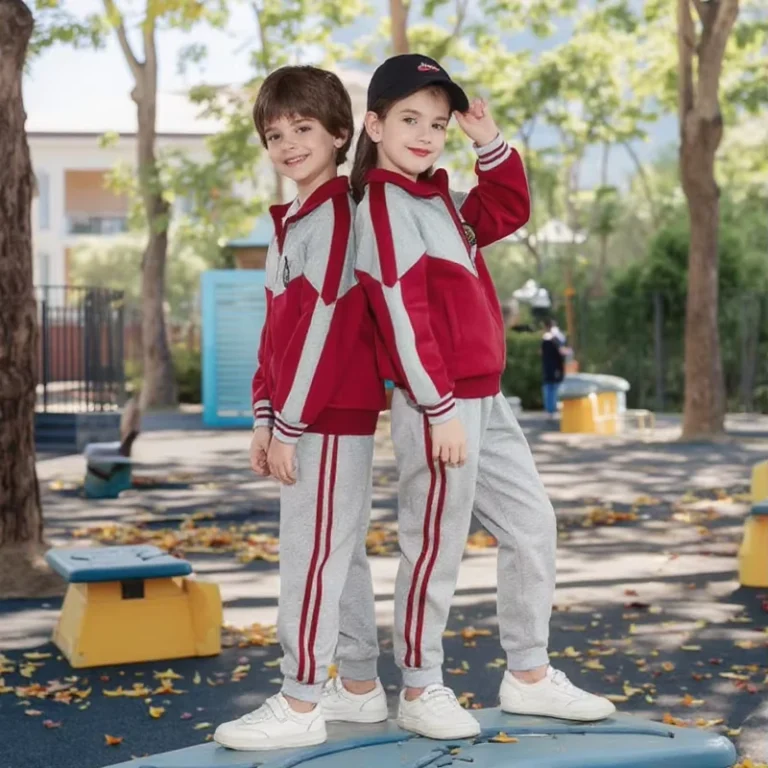 Spring-Autumn-Unisex-Children-Primary-High-School-Uniform-Sports-Wear-Cotton-Tracksuit-for-Students