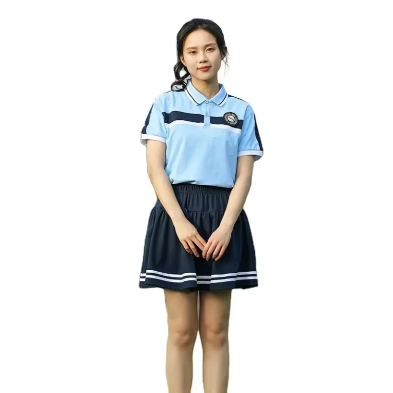 Spring-Color-Matching-Polo-Shirt-Skirt-Pant-Suit-Boys-and-Girls-Unisex-Coat-Jacket-School-Uniforms