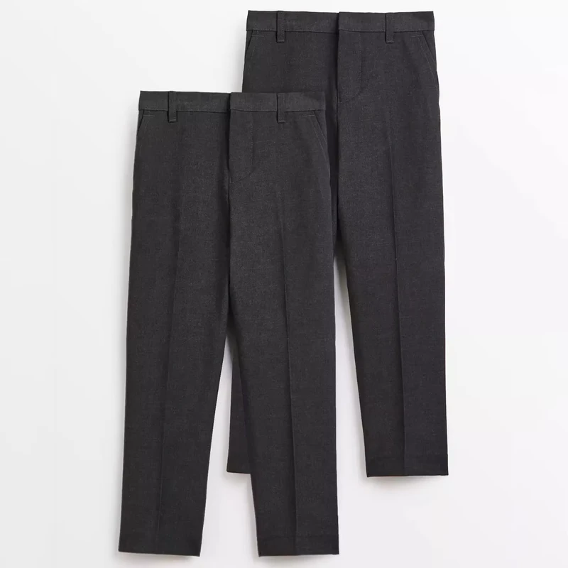 Spring-Summer-School-Kids-Boys-Uniform-Loose-Fitting-Long-Pants-With-Pockets