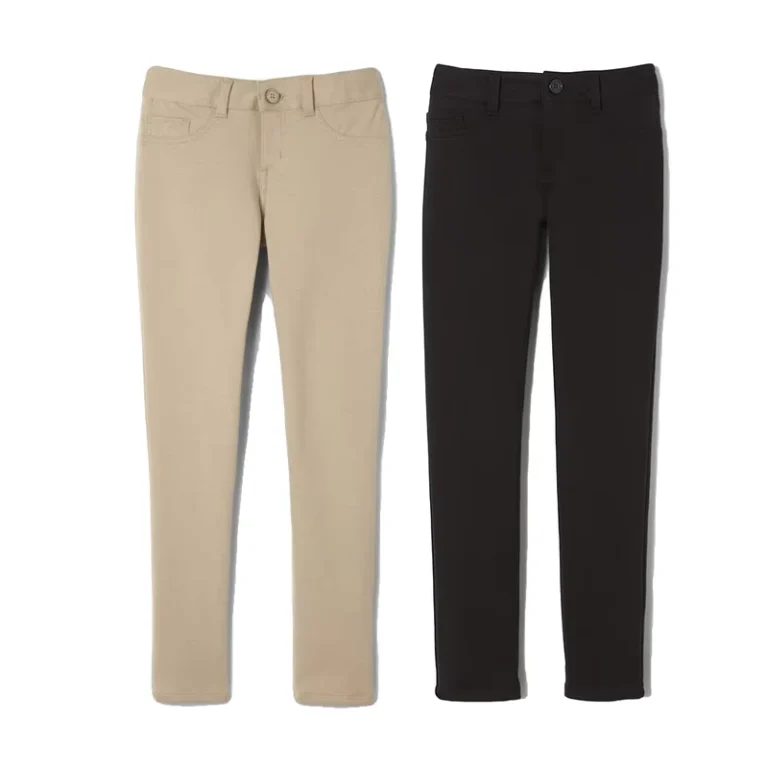 Spring-and-Autumn-School-Uniform-Casual-Pants-Khaki-and-Black-Childrens-and-Students-Uniform-Pants
