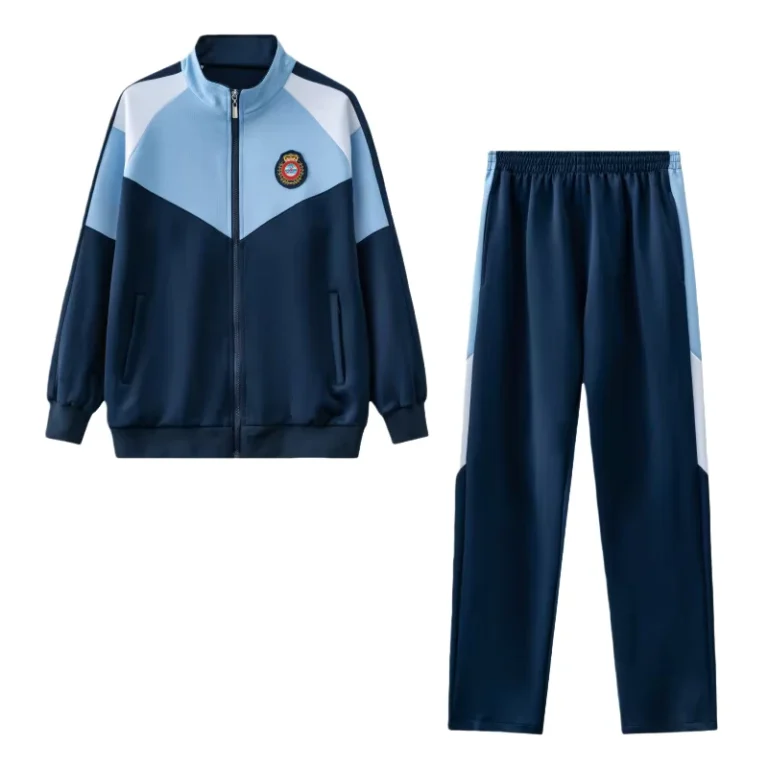 Spring-and-Autumn-School-Uniform-Set-Student-Long-Sleeved-Class-Coat-Three-Piece-Sportswear-College-Style